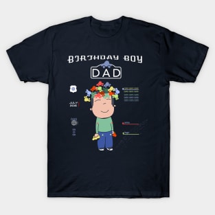 Dad of the Birthday Boy T-Shirt - Matching "Birthday Boy Cars Cars Cars" T-Shirt